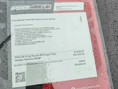 New 2026 Nissan Frontier PRO-4X w/ Pro Premium Package AWD/4WD image 37