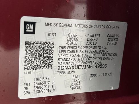 Used 2021 Chevrolet Equinox LT image 33