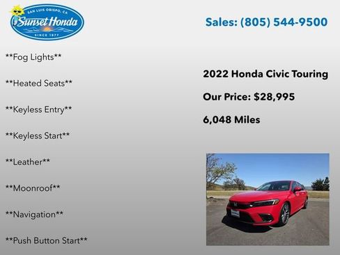 Certified 2022 Honda Civic Touring image 14