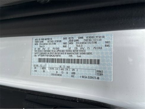 New 2025 Ford Transit 250 Low Roof w/ Load Area Protection Package image 20