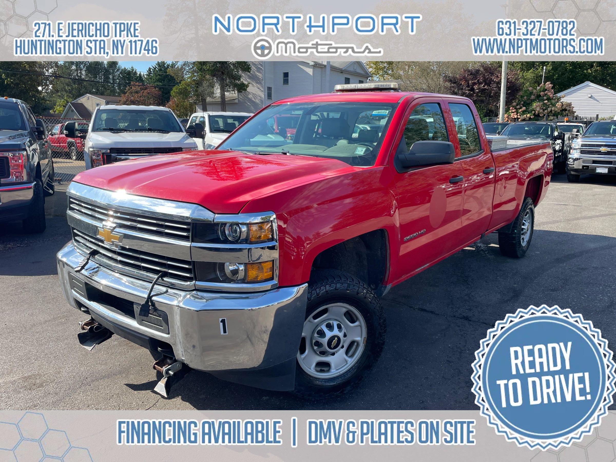 Used 2017 Chevrolet Silverado 2500 W/T w/ Snow Plow Prep Package AWD/4WD image 1