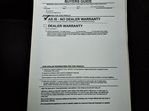 Used 2020 Ford F150 XL w/ XL Power Equipment Group AWD/4WD image 34