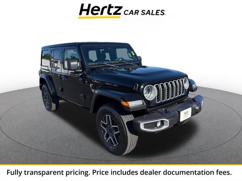 Used 2025 Jeep Wrangler Unlimited Sahara AWD/4WD image 1