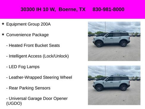 Used 2023 Ford Bronco Sport Big Bend w/ Convenience Package image 10
