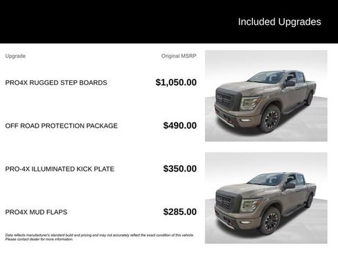 Used 2021 Nissan Titan PRO-4X w/ Off Road Protection Package AWD/4WD image 5