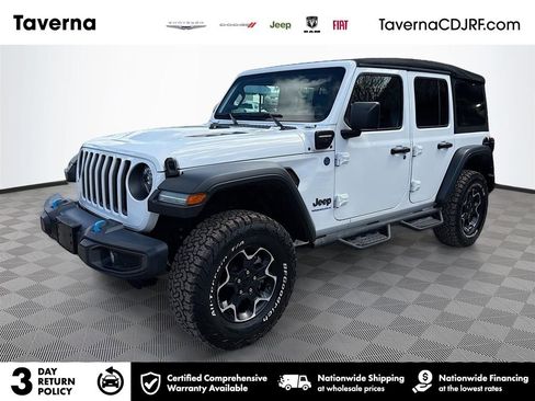 Used 2023 Jeep Wrangler Unlimited Rubicon 4xe w/ Cold Weather Group image 1