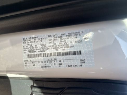 New 2025 Ford Transit 250 Low Roof w/ Load Area Protection Package image 16