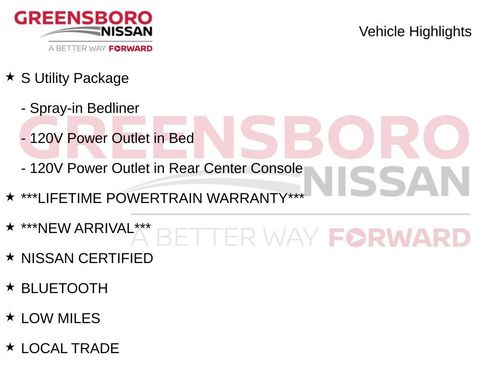 Certified 2026 Nissan Frontier S w/ S Utility Package RWD image 9