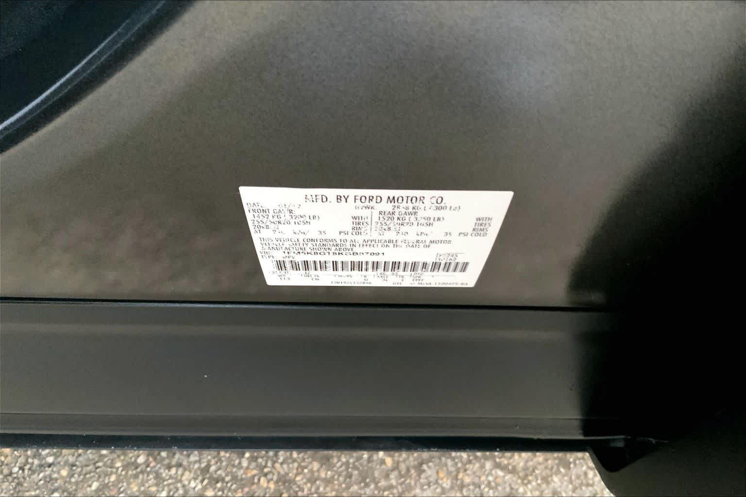 Used 2019 Ford Explorer Sport w/ Equipment Group 401A AWD/4WD image 34