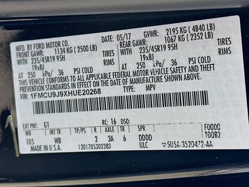 Used 2017 Ford Escape Titanium AWD/4WD image 49