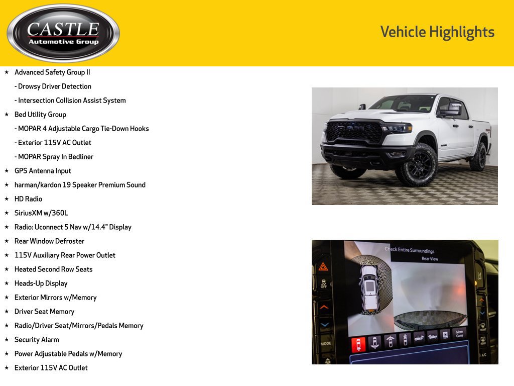 Used 2025 RAM 1500 Rebel w/ Advanced Safety Group II AWD/4WD image 24