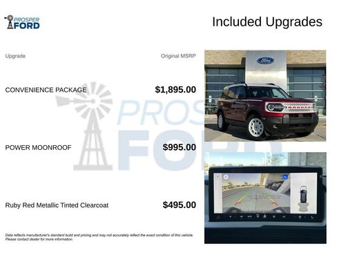 New 2025 Ford Bronco Sport Heritage w/ Convenience Package image 26