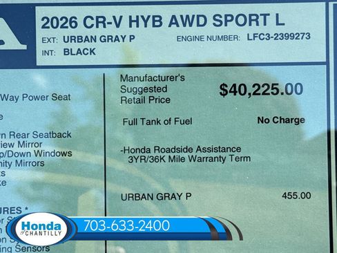 New 2026 Honda CR-V Sport-L image 37
