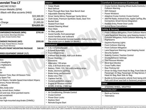 Certified 2024 Chevrolet Trax LT w/ Driver Confidence Package FWD image 23