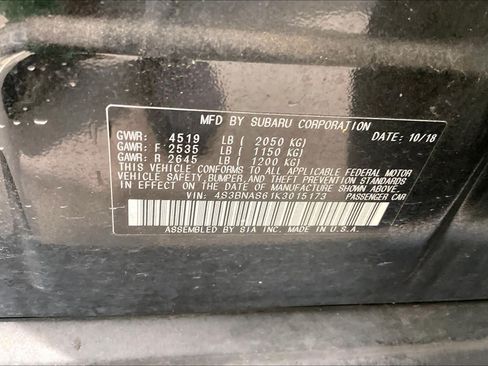 Used 2019 Subaru Legacy 2.5i Sport w/ Cargo Package AWD/4WD image 35