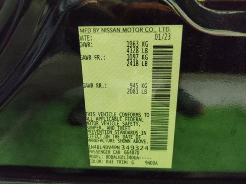 Used 2023 Nissan Altima 2.5 SV FWD image 33