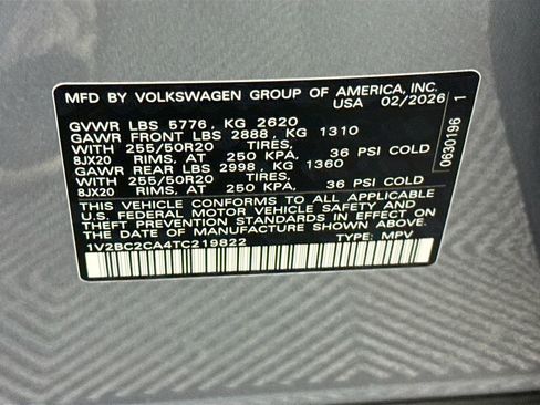 New 2026 Volkswagen Atlas Cross Sport SEL image 34