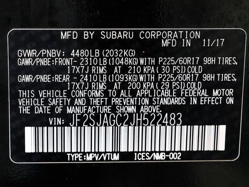 Used 2018 Subaru Forester 2.5i Premium image 67