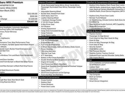 Used 2023 Subaru WRX Premium image 22