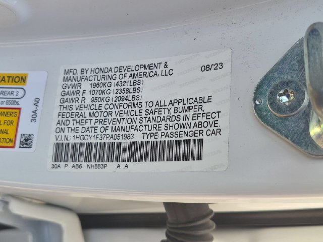 Used 2023 Honda Accord EX image 24