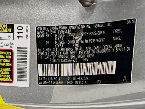 Used 2019 Toyota Sienna LE FWD image 31