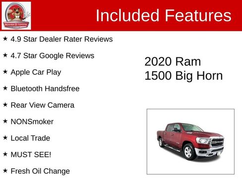 Used 2020 RAM 1500 Big Horn image 4