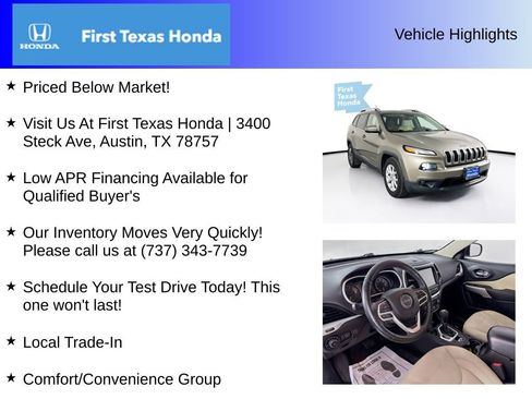 Used 2017 Jeep Cherokee Latitude w/ Comfort/Convenience Group image 5