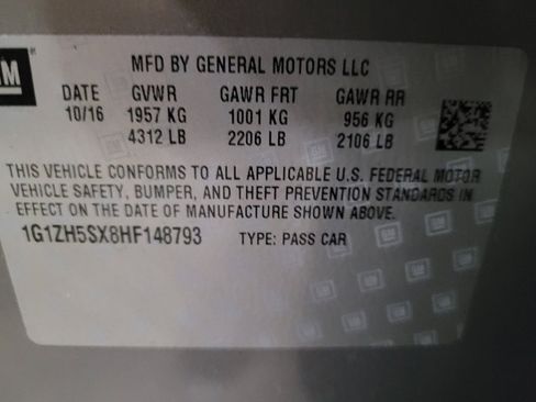 Used 2017 Chevrolet Malibu Premier w/ Premier Sun and Wheel Package image 33