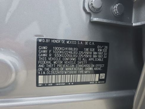 New 2026 Honda HR-V EX-L image 28