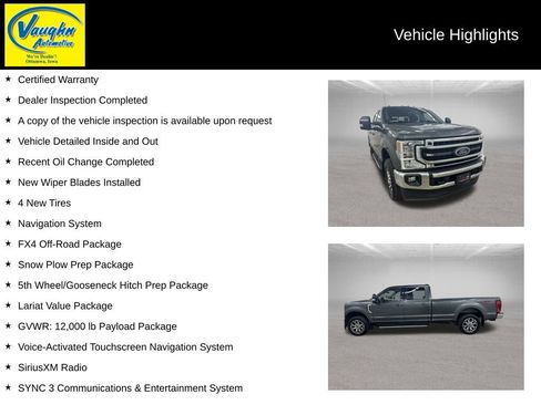 Used 2020 Ford F350 Lariat w/ Lariat Value Package AWD/4WD image 2