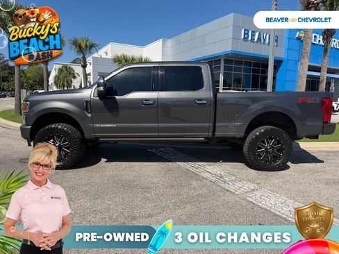 Used 2020 Ford F250 Platinum w/ FX4 Off-Road Package AWD/4WD image 7