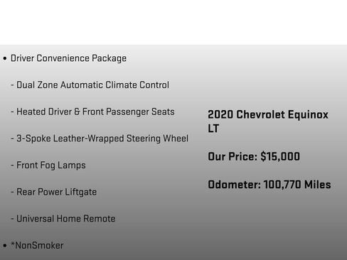 Used 2020 Chevrolet Equinox LT AWD/4WD image 18