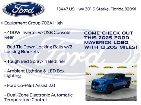Certified 2025 Ford Maverick Lobo AWD/4WD image 22