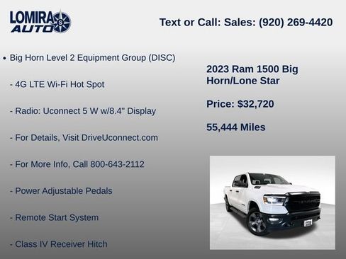Used 2023 RAM 1500 Big Horn AWD/4WD image 39