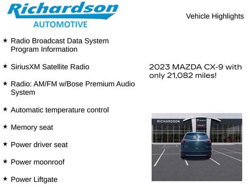 Used 2023 MAZDA CX-9 Carbon Edition AWD/4WD image 11