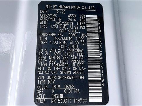 Used 2024 Nissan Rogue SL w/ SL Premium Package image 32