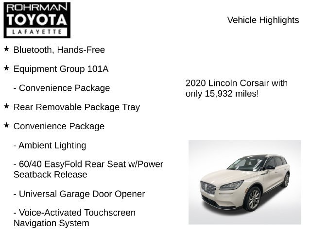 Used 2020 Lincoln Corsair AWD image 8