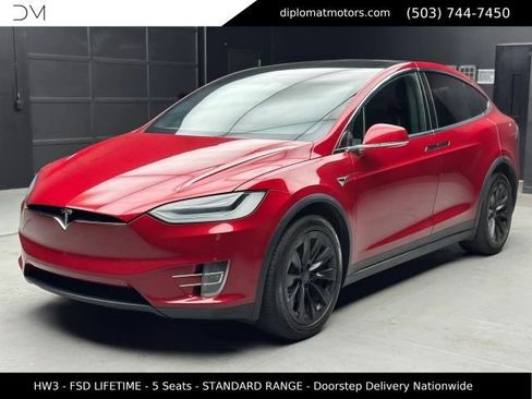 Used 2019 Tesla Model X 100D AWD/4WD image 1