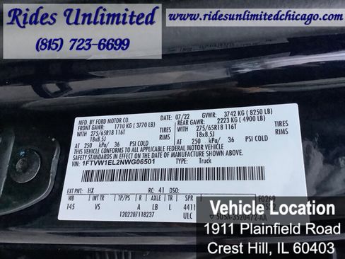 Used 2022 Ford F150 Lightning Pro w/ Tow Technology Package image 25
