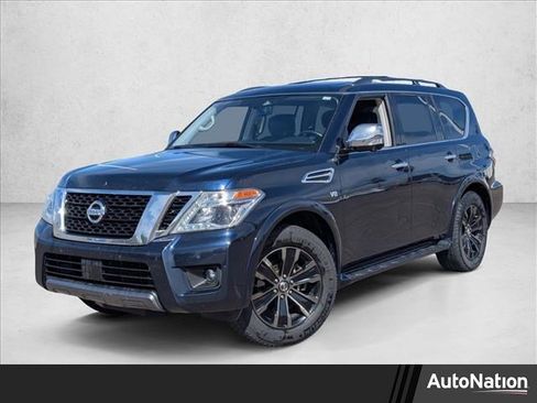 Used 2019 Nissan Armada Platinum w/ Interior Lighting Package AWD/4WD image 1