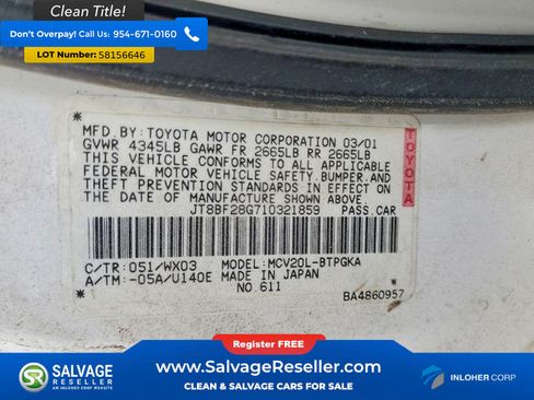 Used 2001 Lexus ES 330 FWD image 16