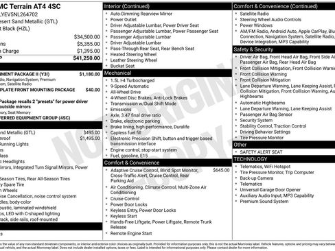 Used 2022 GMC Terrain AT4 w/ Infotainment Package II AWD/4WD image 8