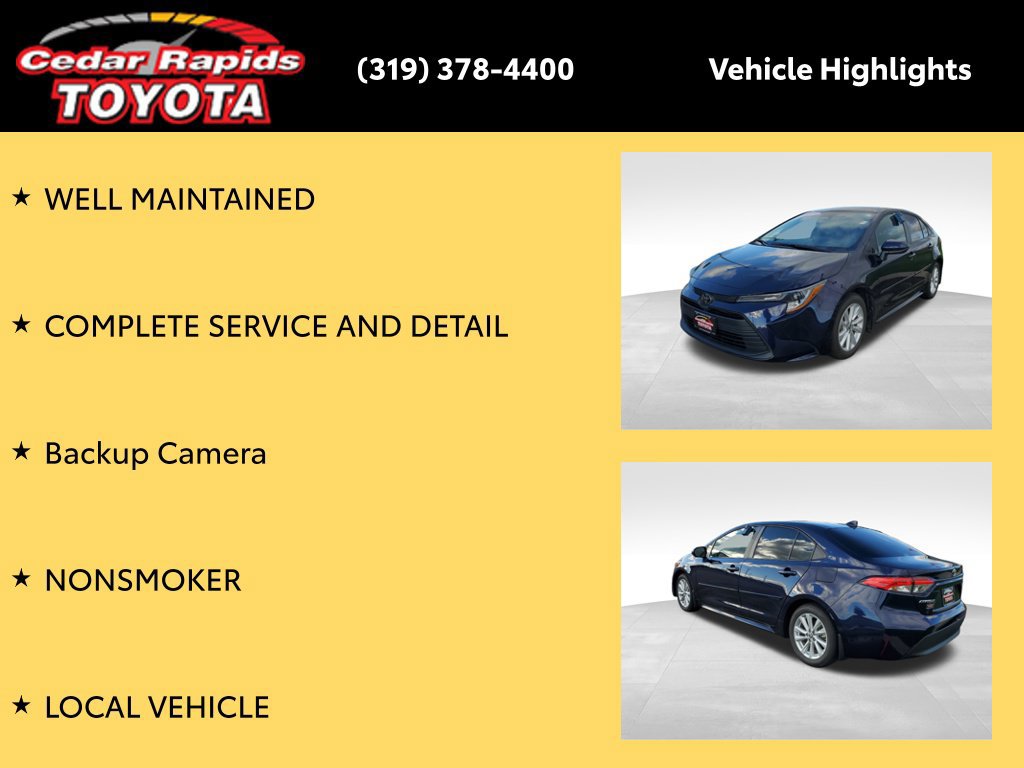 Certified 2024 Toyota Corolla LE w/ LE Convenience Package FWD image 9