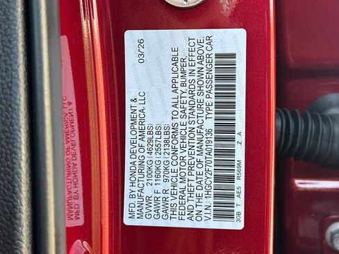 Certified 2026 Honda Accord Sport image 34