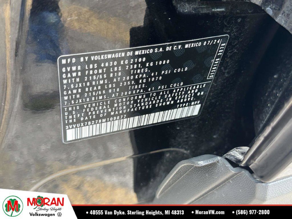 Certified 2024 Volkswagen Taos SE AWD/4WD image 34