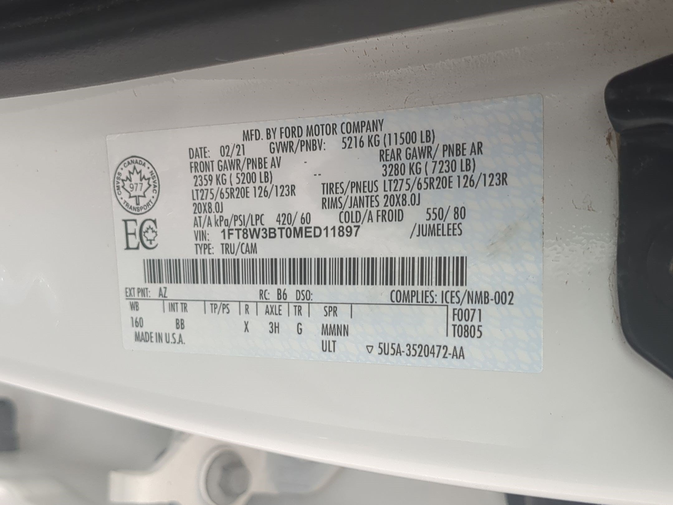 Certified 2021 Ford F350 Platinum AWD/4WD image 36