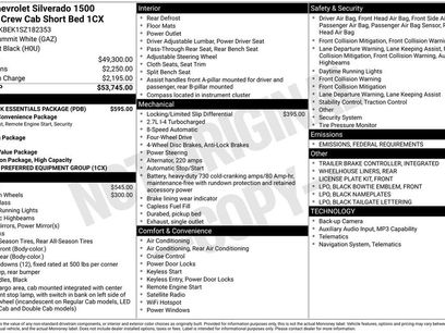 New 2025 Chevrolet Silverado 1500 Custom w/ LPO, Dark Essentials Package