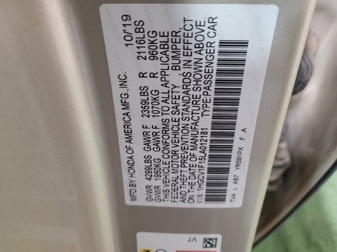 Used 2020 Honda Accord LX image 33