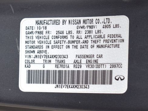 Used 2019 INFINITI Q60 3.0t Luxe image 38