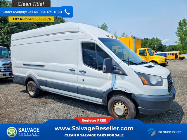 Used 2017 Ford Transit 350 148 High Roof Extended DRW RWD image 5